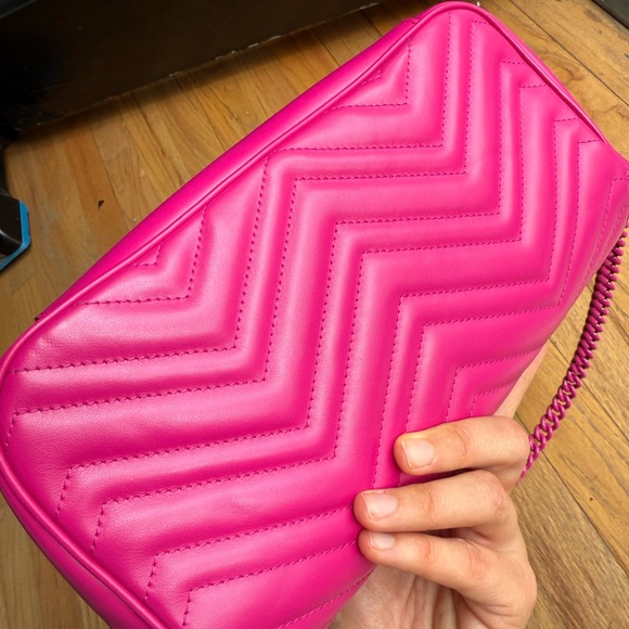 Gucci Pink Leather Women's Bag - Picture 8 of 17